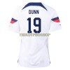 Original Fußballtrikot USA DUNN 19 Heimtrikot WM 2022 Für Damen